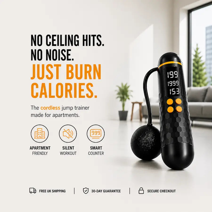 Burn Calories Anywhere—Even In Small Flats.
