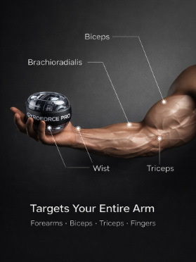 GyroForce Pro™ – Self-Starting Power Wrist & Forearm Trainer